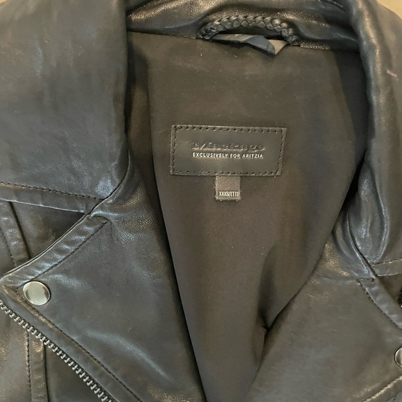 Mackage leather biker jacket - Picture 3 of 5